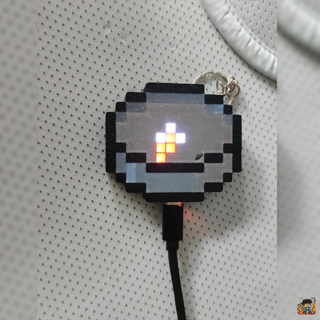 Spawn-Pointer Brujula con estilo pixel