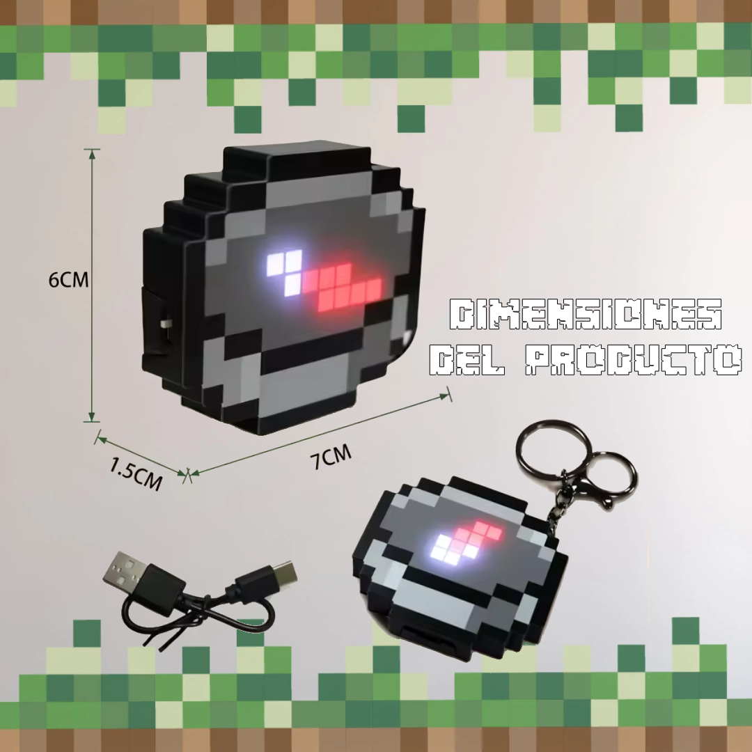 Spawn-Pointer Brujula con estilo pixel