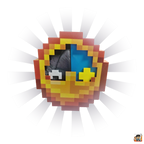 PixelGuard Reloj de pared estilo Minecraft 24 Horas