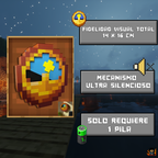 PixelGuard Reloj de pared estilo Minecraft 24 Horas